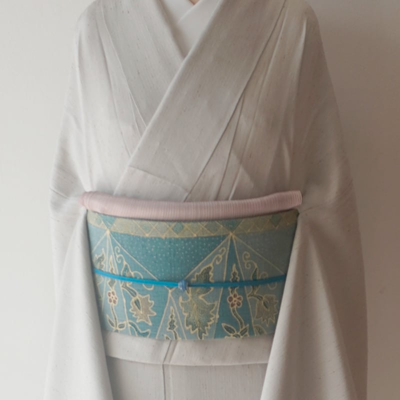 【あい】新品未着用 正絹 単衣 染め紬 単衣】絹鼠地 無地紬 | 大山キモノ・ちぇらうなぼるた
