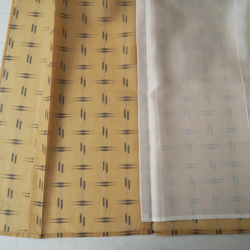 プロフ必読☆夏琉球☆本場琉球絣 本場琉球かすり】 ≪御仕立て上がり・新古品≫ 「汐凪」 伝統的