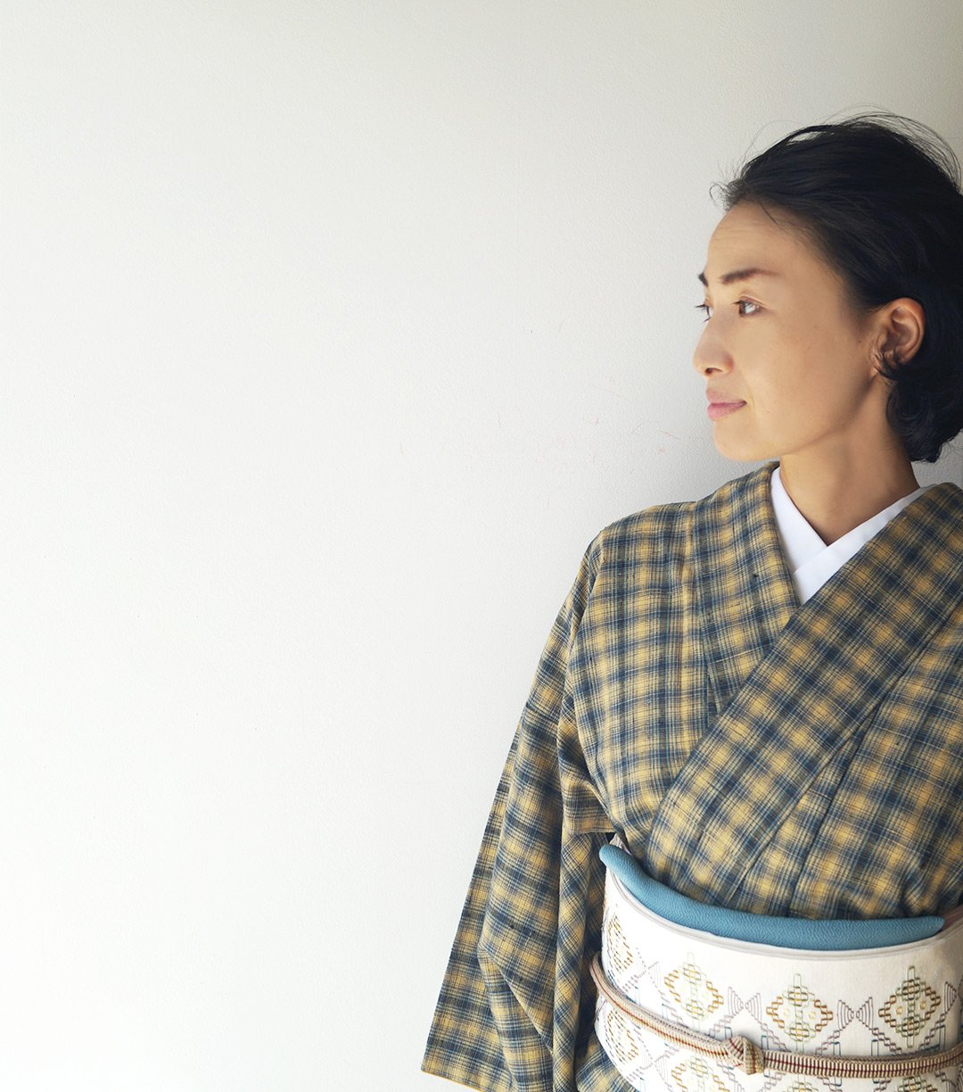 リネンのもんぺ　錆浅葱色 予約】杉綾織（すぎあやおり） 方袋（ほうび）もんぺ／鳶（とび