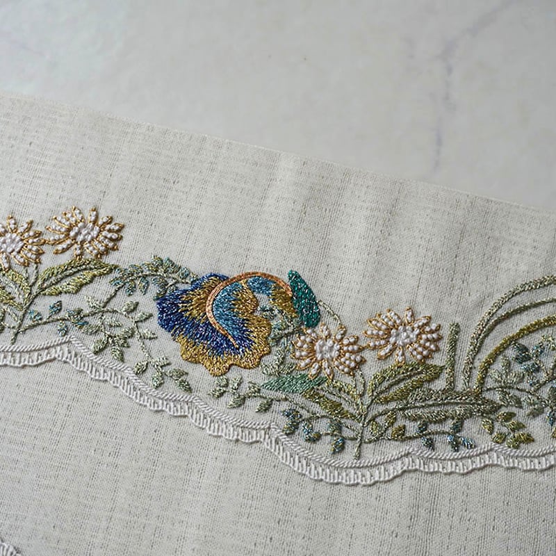 フクロウ刺繍 夏用 袋帯 汚れ無し！白地の帯 フクロウ刺繍 夏用 袋帯 汚れ無し白地の帯 2025年 春 新作情報】白