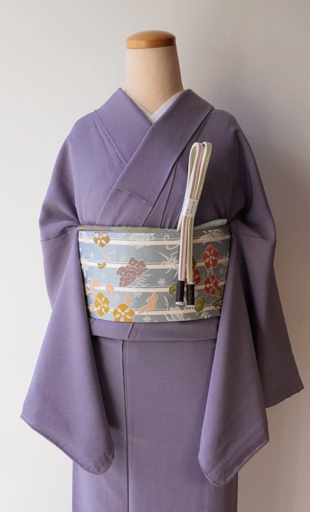 s*k様 江戸小紋 角通し 一つ紋 薄紫色 身丈163.5cm s*k様 江戸小紋 角通し 一つ紋 薄紫色 身丈163.5cm