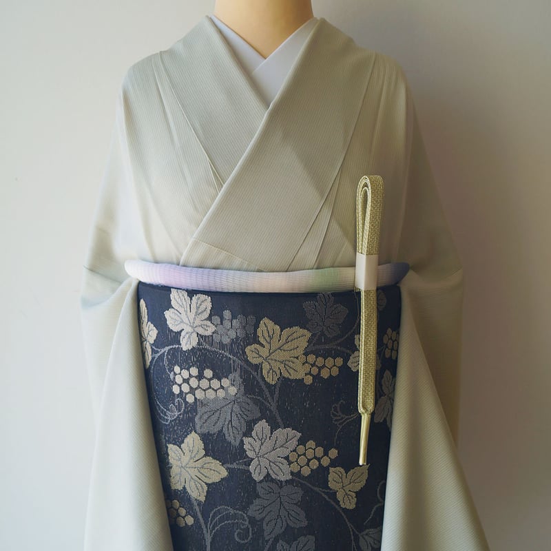 夏帯　紗袋帯　葡萄唐草　特選ラ 夏帯 紗袋帯 葡萄唐草 特選ラ