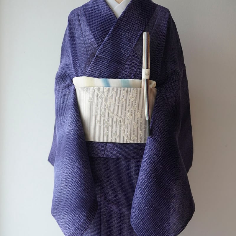 夏着物　薄物　紅梅　蔦 夏着物 薄物 紅梅 蔦