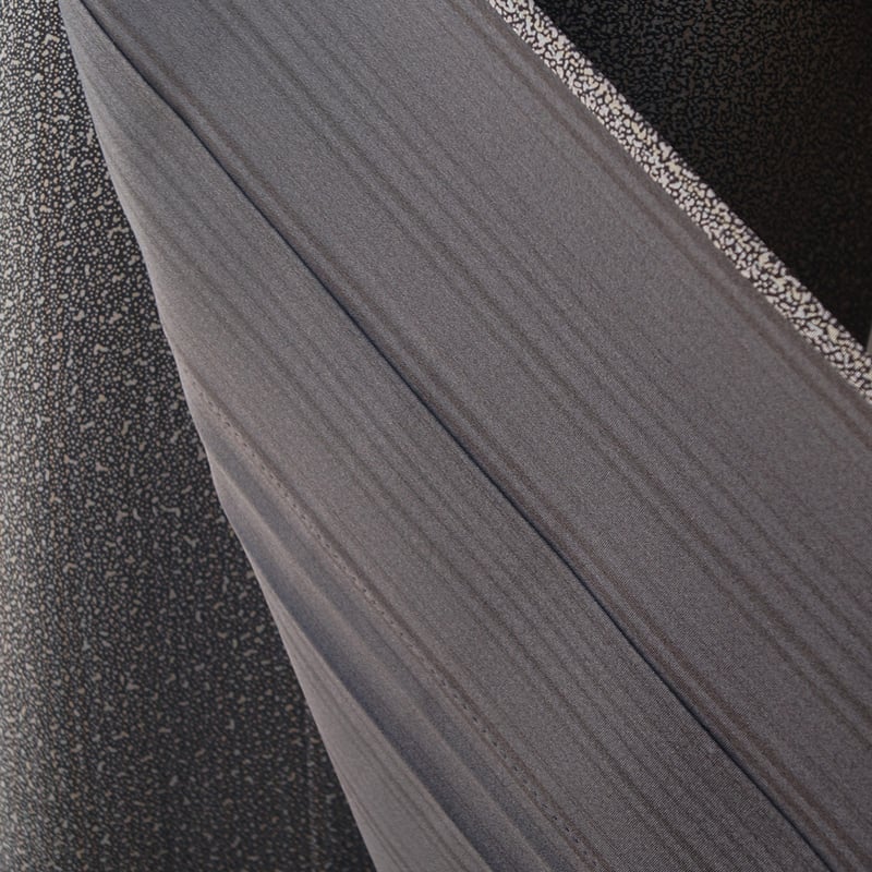 単衣】 暈かし縞にたたき染め 小紋 | 大山キモノ・ちぇらうなぼるた