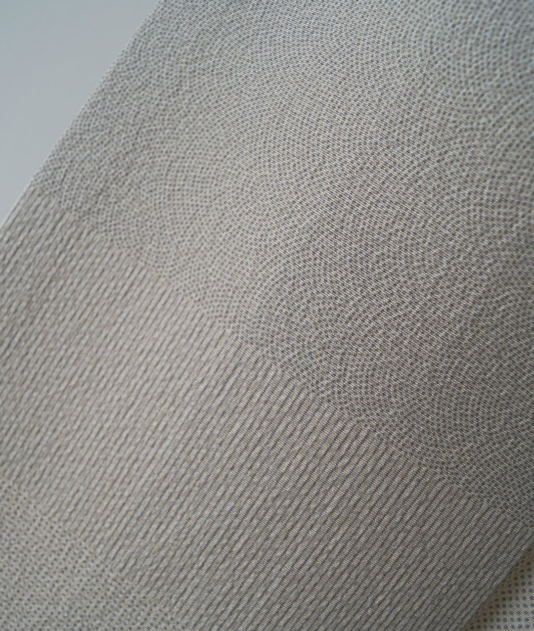 ゆりのはな　江戸小紋　江戸小紋五役　万筋　黒色✖白色　落款　正絹　H902 ゆりのはな 江戸小紋 江戸小紋五役 万筋 黒色✖白色 落款 正絹