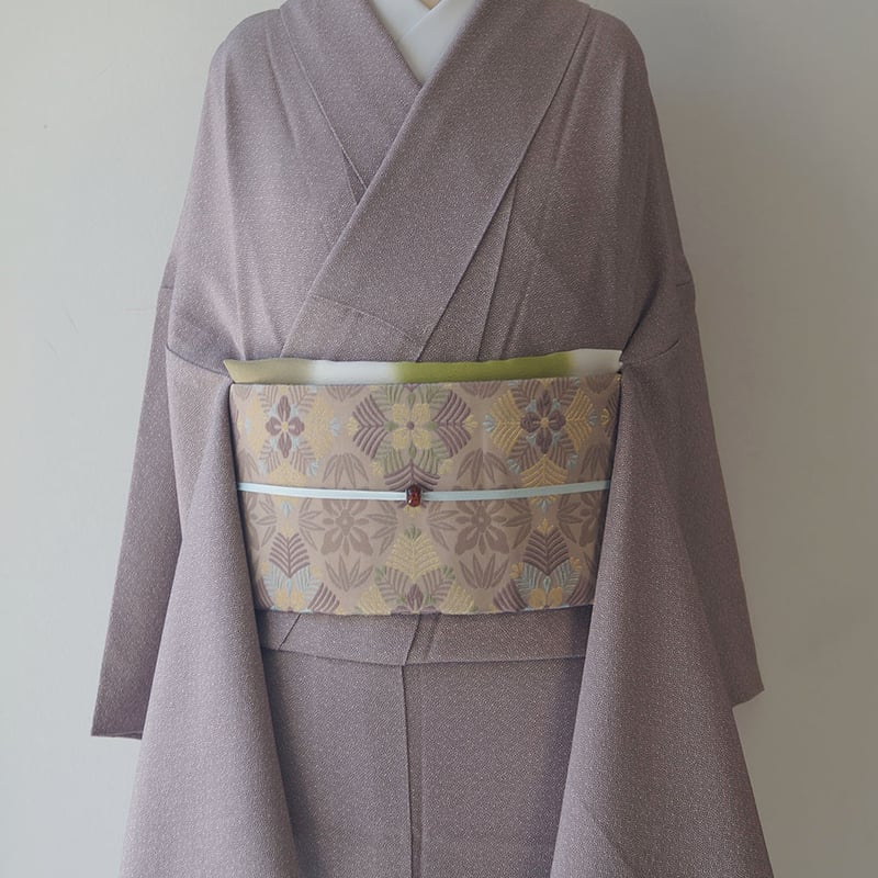単衣　小紋　葡萄模様　パープル系　着物　052w p 楽天市場】洗える着物 ぶどうの通販
