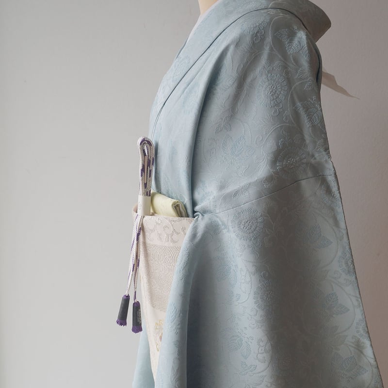 着用少ない！単衣＊友禅＊瓶覗色＊落款付き＊紋無し＊訪問着＊１６０ｃｍ＊裄６８ 着用少ない！単衣＊友禅＊瓶覗色＊落款付き＊紋無し＊訪問着