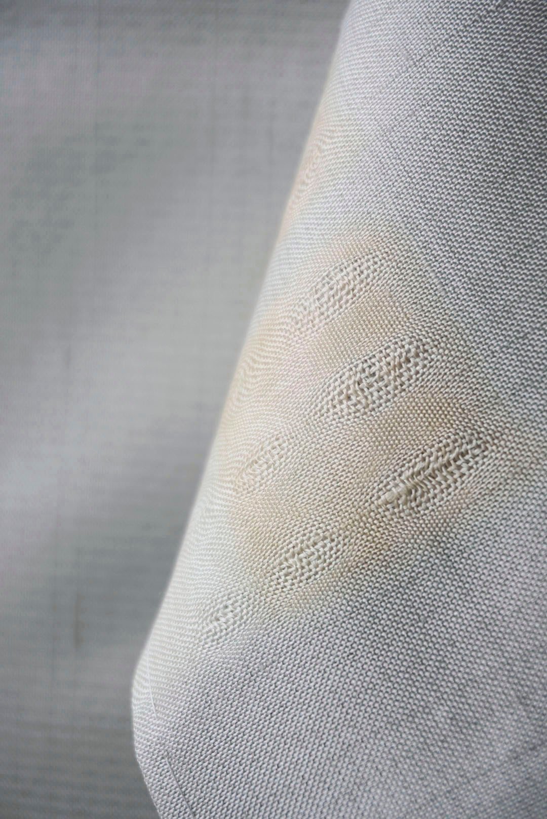 GD-23 袋帯【青柳謹製】黒色櫛引織ぜんまい紬草木染金糸証紙