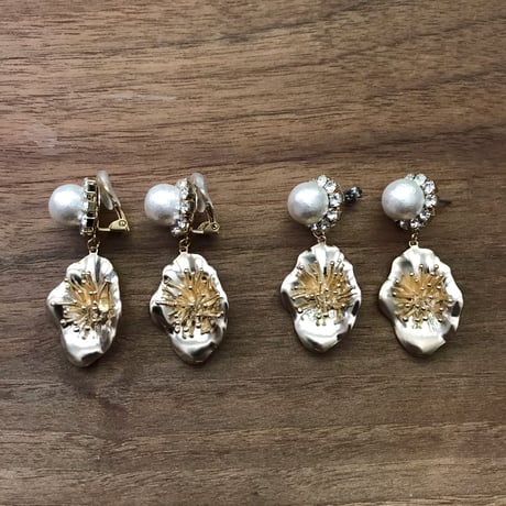 cotton pearl×gold parts