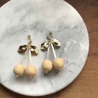 rattan cherry（ピアス）