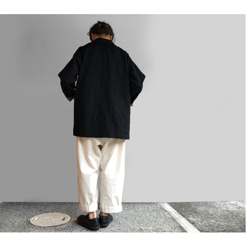 コットンワークジャケット BK | ERITATE HAT online store コットンワークジャケット BK | ERITATE HAT online store
