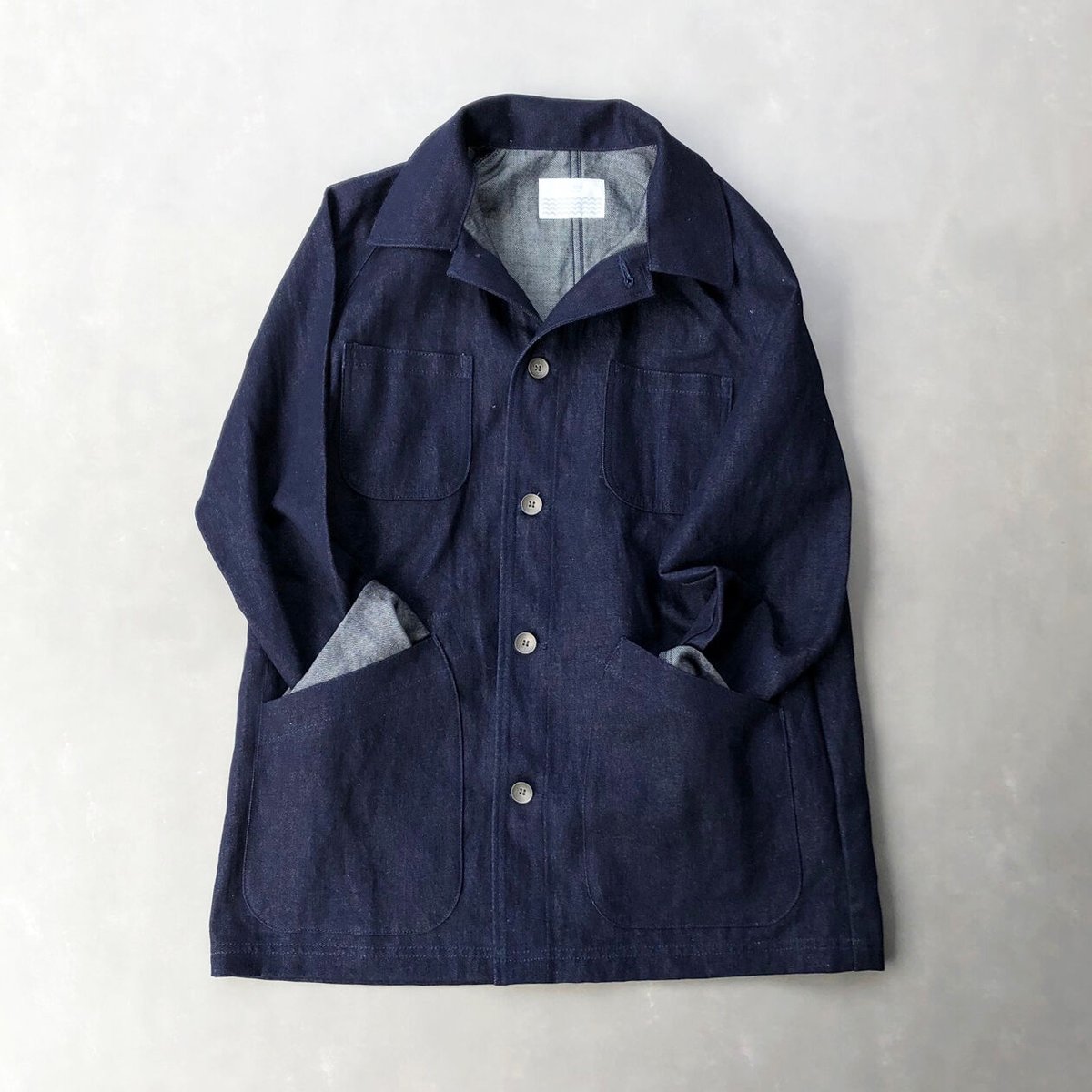 コットンリネンワークジャケット IND | ERITATE HAT online store コットンリネンワークジャケット IND | ERITATE HAT online store