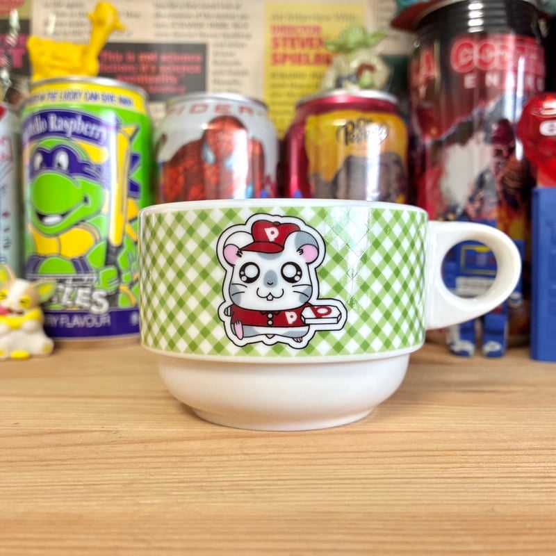 ２７袋　ハム太郎　カーテン　２枚セット　＆ＰＩＺＺＡ➖ＬＡマグカップ Amazon.co.jp: とっとこハム太郎カフェ 2019 限定 マグカップ