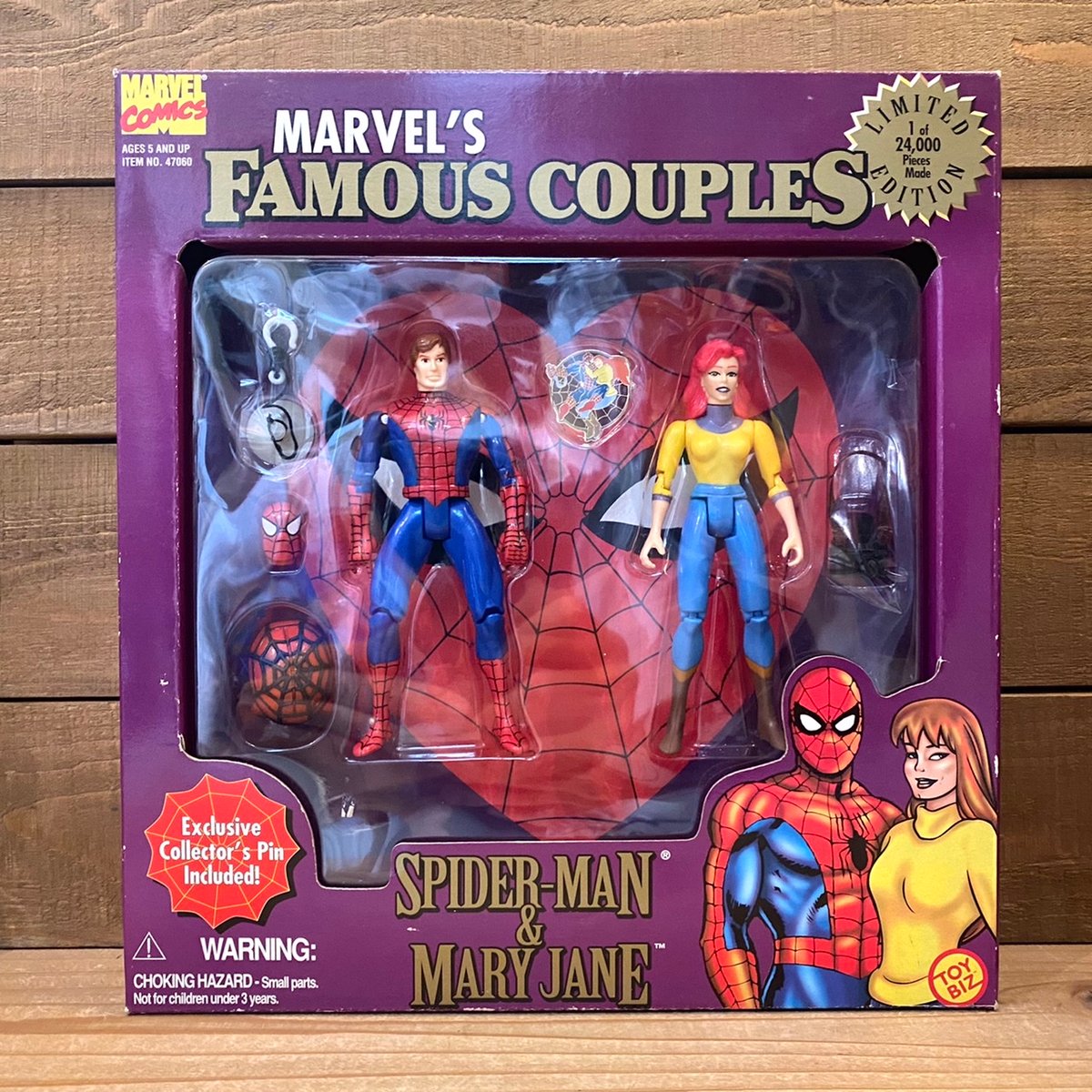 SPIDER-MAN Famous Couples Spider-man & Mary Jane Figure/スパイダーマン フェイマスカップル フィギュアセット/231031-5
