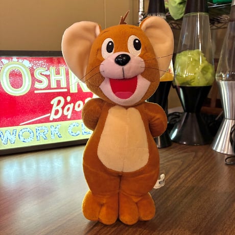TOM&JERRY　Jerry Plush Doll/トムとジェリー　ジェリー　ぬいぐるみ/250428-5