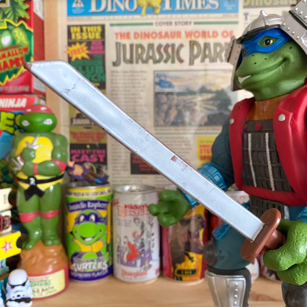 TURTLES Movie III Giant Samurai Leo Figure/タートル...