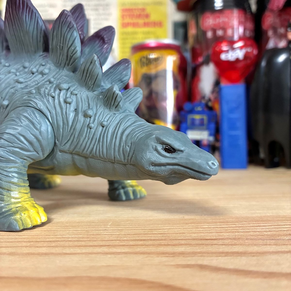Dinosaur Stegosaurus Figure/恐竜 ステゴサウルス ソフビ/2506