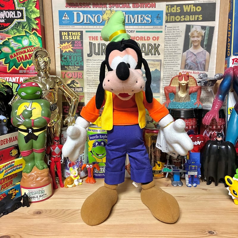 Disney Goofy Posable Plush Doll/ディズニー グーフィー ポーザ