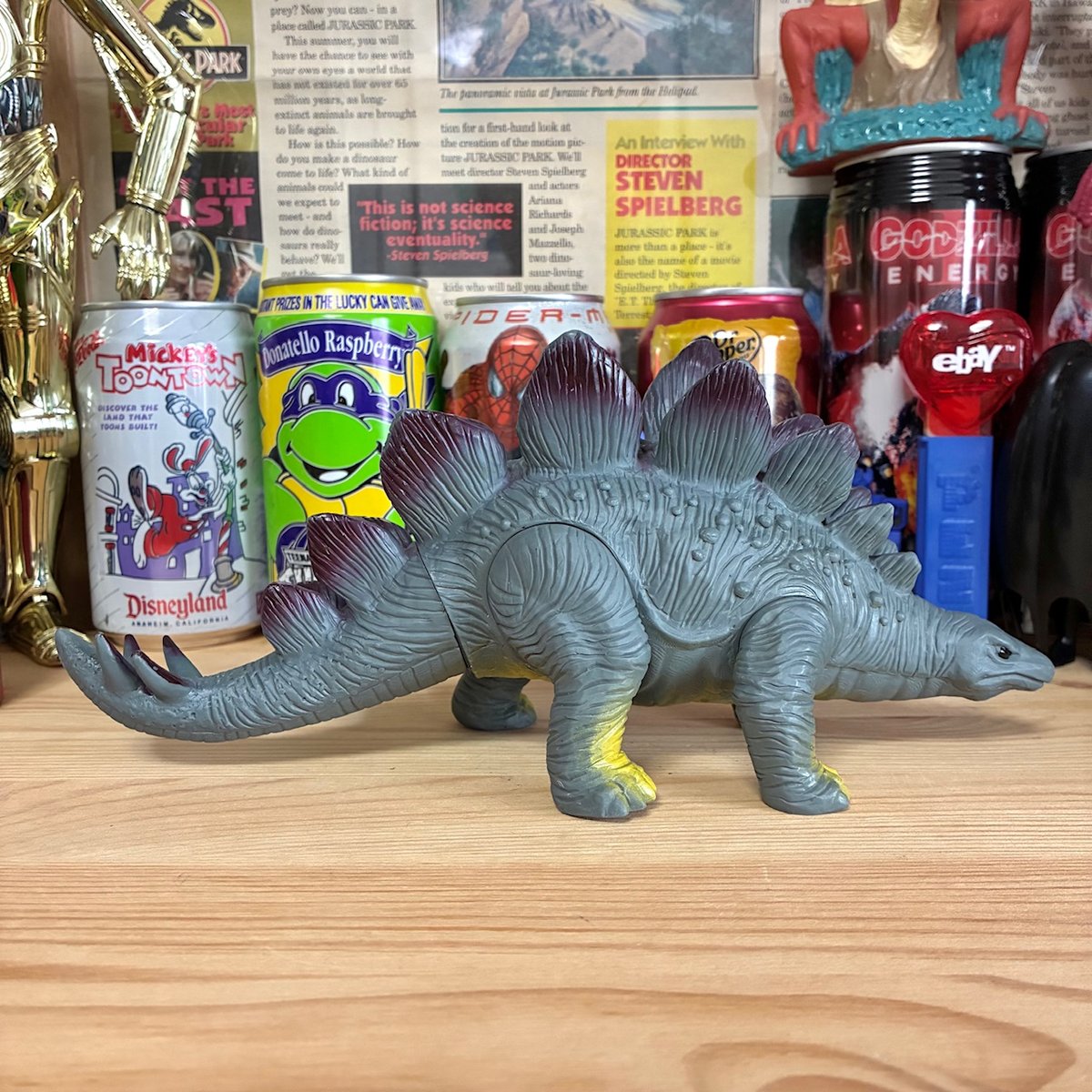 ステゴサウルス ソフビフィギュア Dinosaur Stegosaurus Figure/恐竜 ステゴサウルス ソフビ/2506