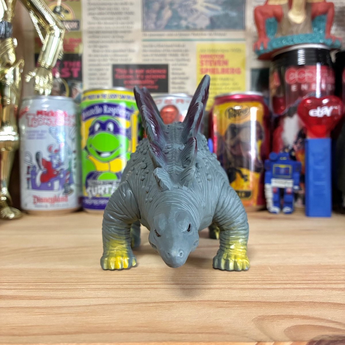 Dinosaur Stegosaurus Figure/恐竜 ステゴサウルス ソフビ/2506