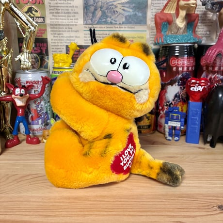 ガーフィールド ぬいぐるみ 卒業帽付き　目がプラ ガーフィールド ぬいぐるみ 卒業帽付き 目がプラ