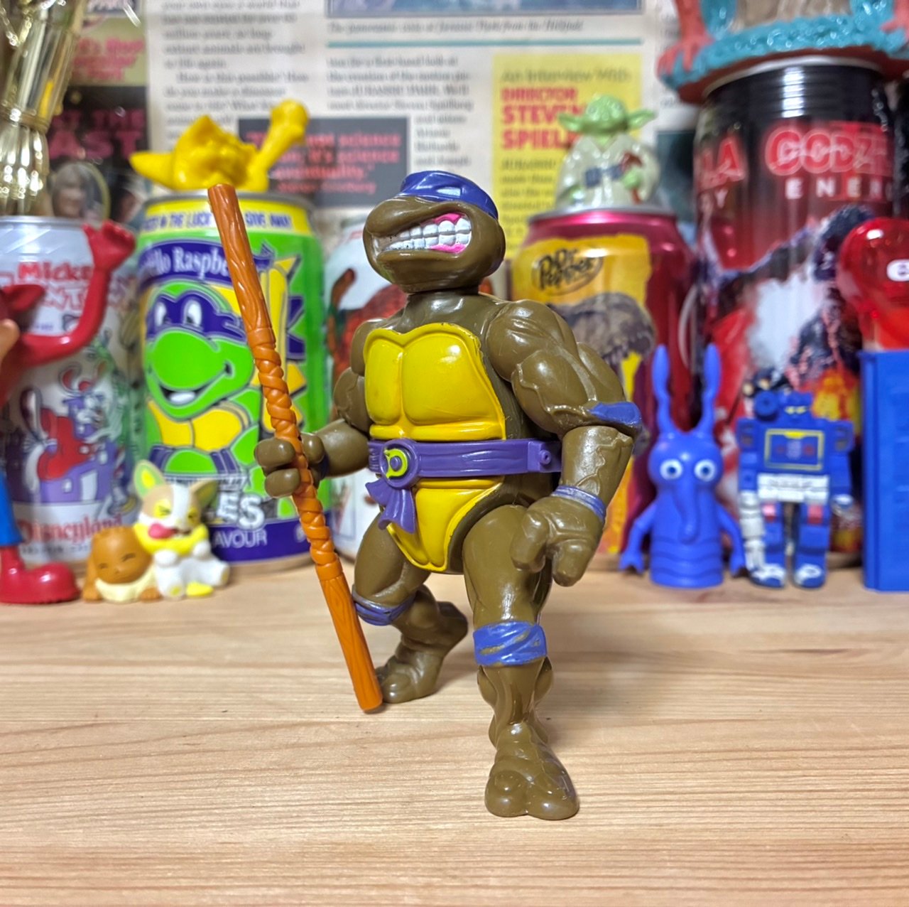 レア！タートルズ 　ブラックベルトストレージシェル・ドナテロ フィギュア TURTLES “Rare” BlackBelt StorageShell Donatello