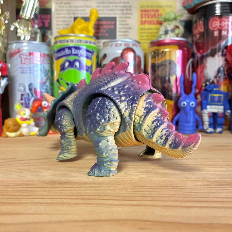 Triceratops Wind Up Toy/トリケラトプス ゼンマイトイ/251207-2