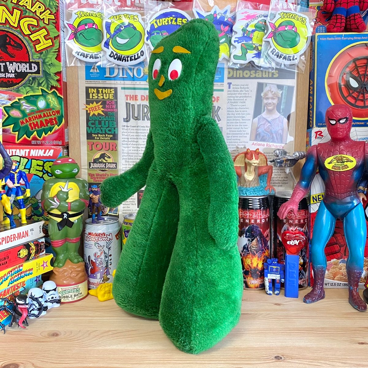 GUMBY Gumby Plush Doll/ガンビー ぬいぐるみ/241023-3 | T3