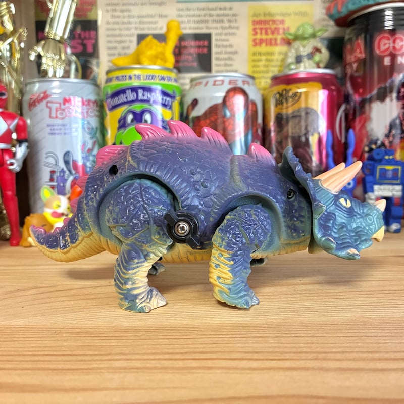 Triceratops Wind Up Toy/トリケラトプス ゼンマイトイ/251207-2