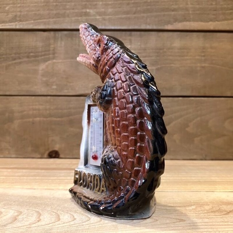 Alligator Ceramic Thermometer/ワニの陶器製温度計/220828−