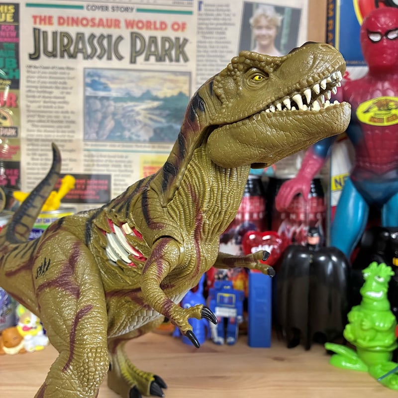 当時物　ティラノサウルス　おもちゃ　フィギュア JURASSIC PARKⅢ Ultra T-Rex Figure/ジュラシックパーク3 ウル