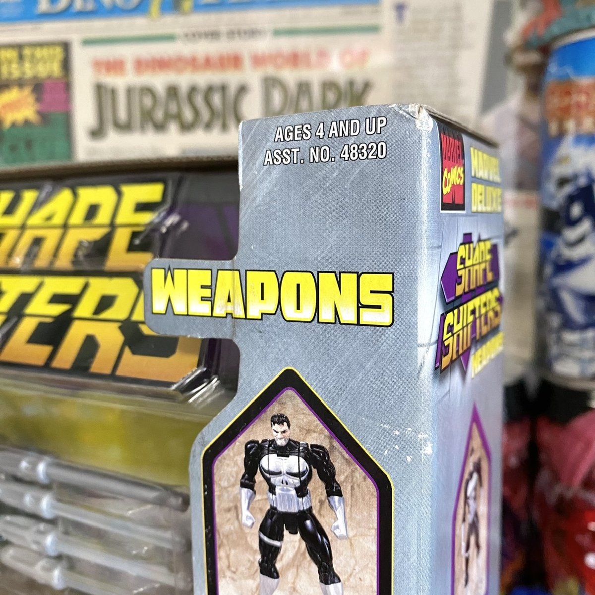 ★新品未開封 TOYBIZ製 シェイプシフターズ パニッシャー 1990年代 MARVEL Shape Shifters Punisher Figure/マーベル シェイプ