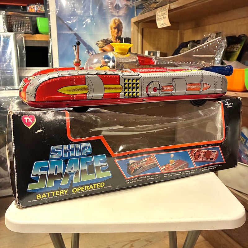 Ship Space Tin Toy/シップスペース ブリキのおもちゃ/260105-5 |