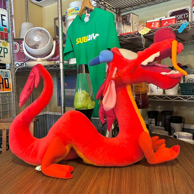 MULAN Talking Mushu Plush Doll/ムーラン トーキング・ムーシュー