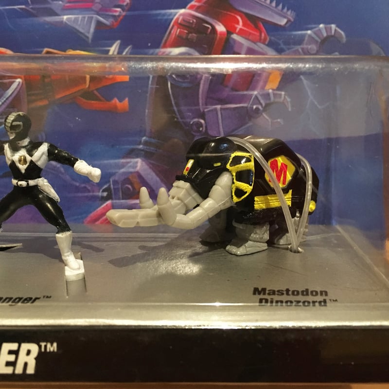 POWER RANGERS Micro Machines Black Ranger Figur...