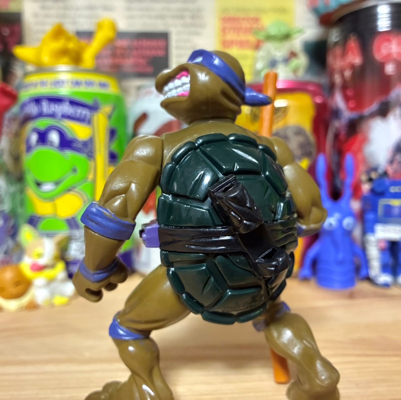 レア！タートルズ 　ブラックベルトストレージシェル・ドナテロ フィギュア TURTLES “Rare” BlackBelt StorageShell Donatello