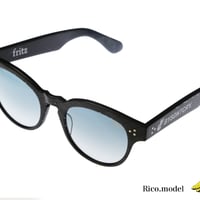 BYSDNTCRYx redi  'fritz' black 格子柄／green gradation lens