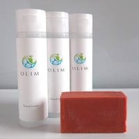 【定期便】　OLIM ナチュラルソープ1個　ローション3本