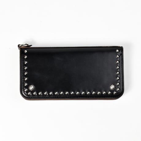 SHELL & STUDS LONG WALLET