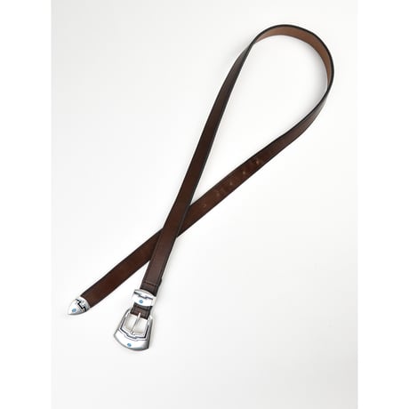 25mm MARFA LONG LEATHER BELT -U.K-