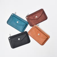 L-ZIP MINI WALLET -with strap- CHROMEEXCEL | th