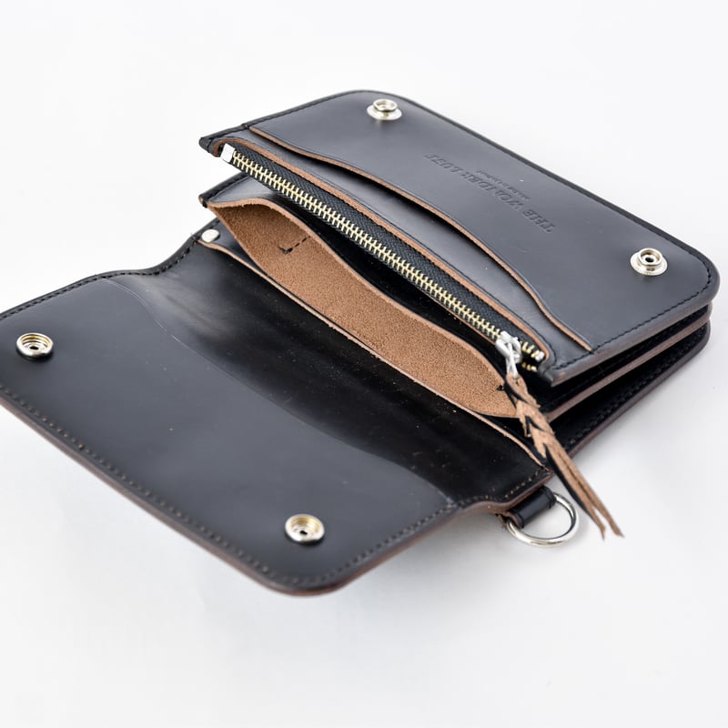 SHELL & STUDS MID WALLET | the wonder lust