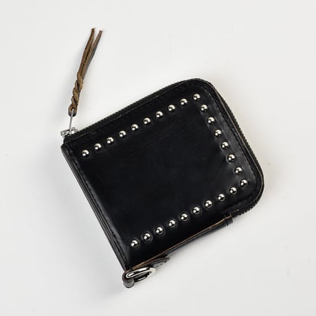 STUDS L-ZIP MINI WALLET