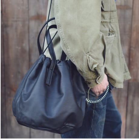 BALLOON BAG  -goat smooth-