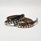 20mm NARROW LONG BELT -U.K・silver studs-
