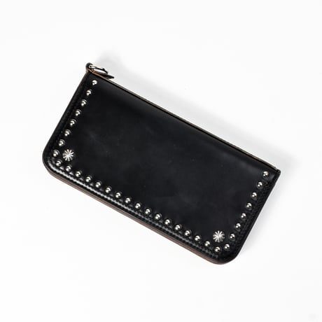 SHELL & STUDS LONG WALLET