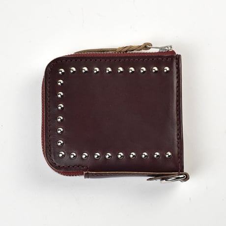 STUDS L-ZIP MINI WALLET