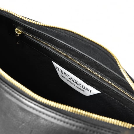 HALF MOON BAG -cow hide-