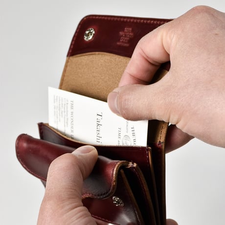 COIN & CARD CASE -chrome excel-