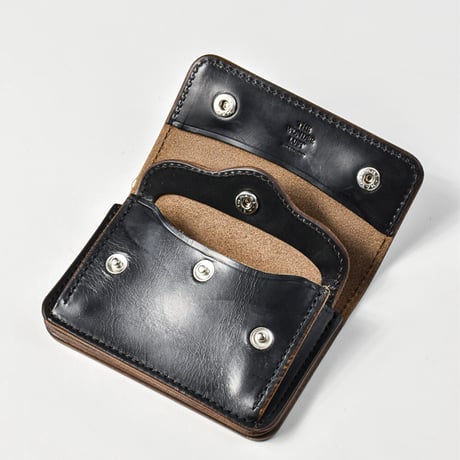 COIN & CARD CASE -chrome excel-